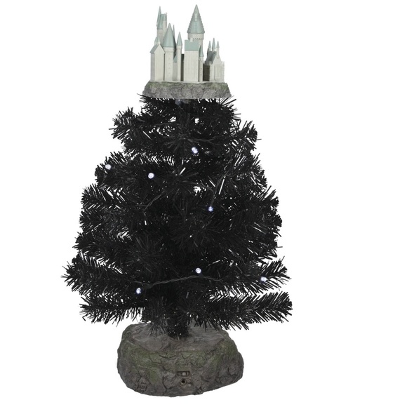 Hallmark Keepsake 2022, Miniature Harry Potter The Wizarding World Tree Set with - Picture 3 of 9